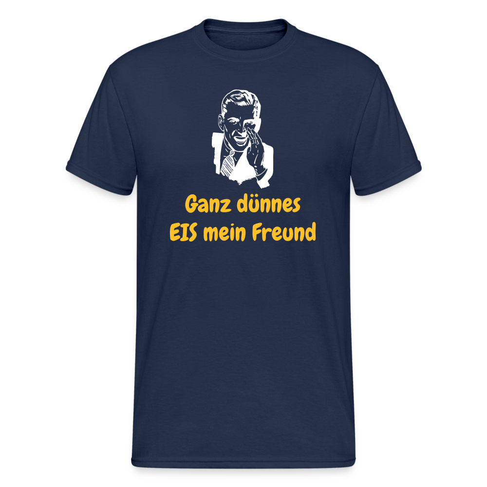 SSW1467 Tshirt  Ganz dünnes EIS mein Freund - Navy