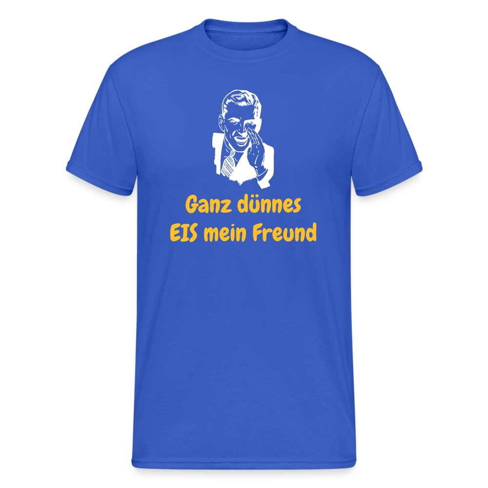 SSW1467 Tshirt  Ganz dünnes EIS mein Freund - Königsblau