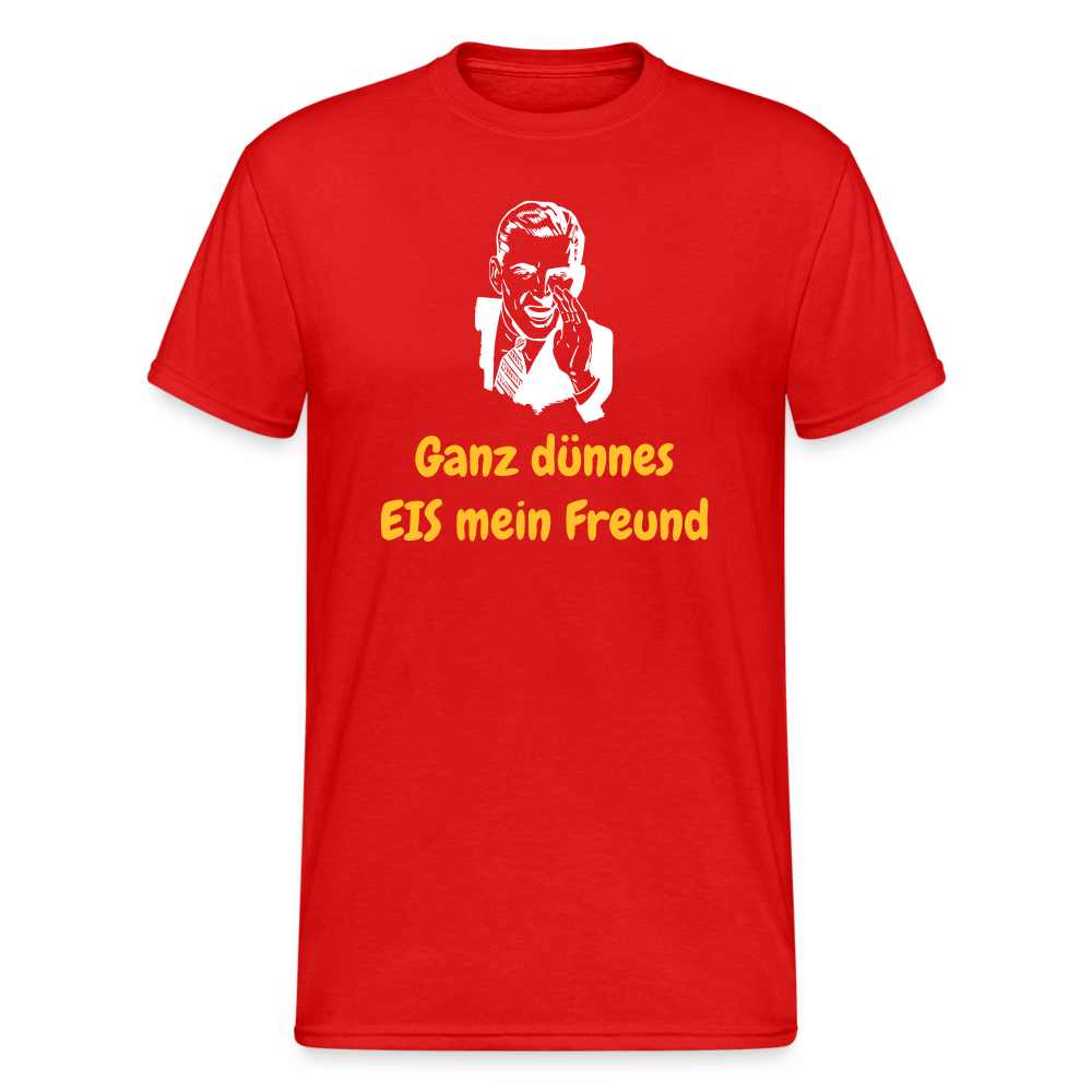 SSW1467 Tshirt  Ganz dünnes EIS mein Freund - Rot