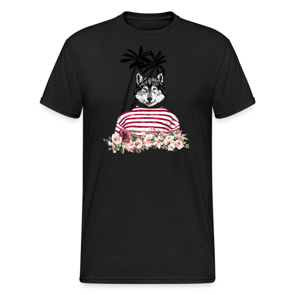 SSW1477 Tshirt COOL_wolf - Schwarz