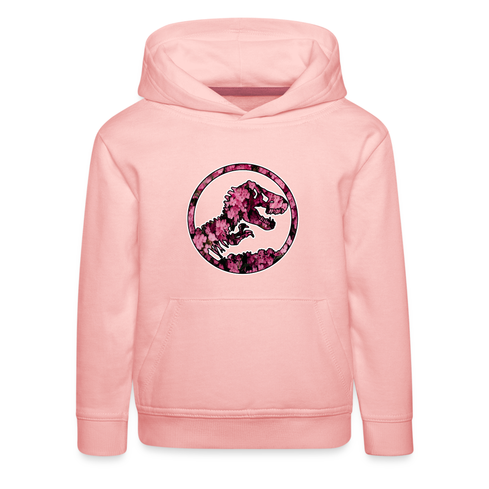 SSW1479 Hoodie jurassic_flowers_v2 - Kristallrosa