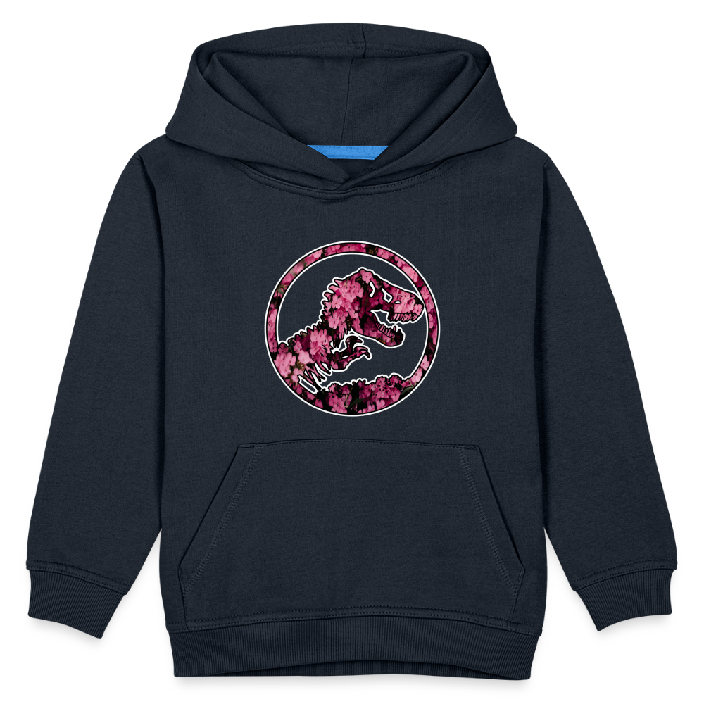 SSW1479 Hoodie jurassic_flowers_v2 - Navy