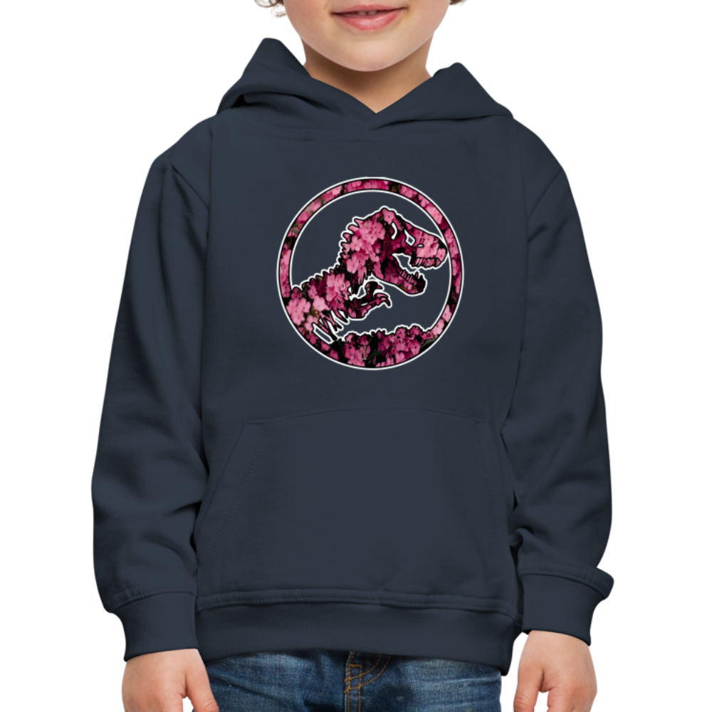 SSW1479 Hoodie jurassic_flowers_v2 - Navy