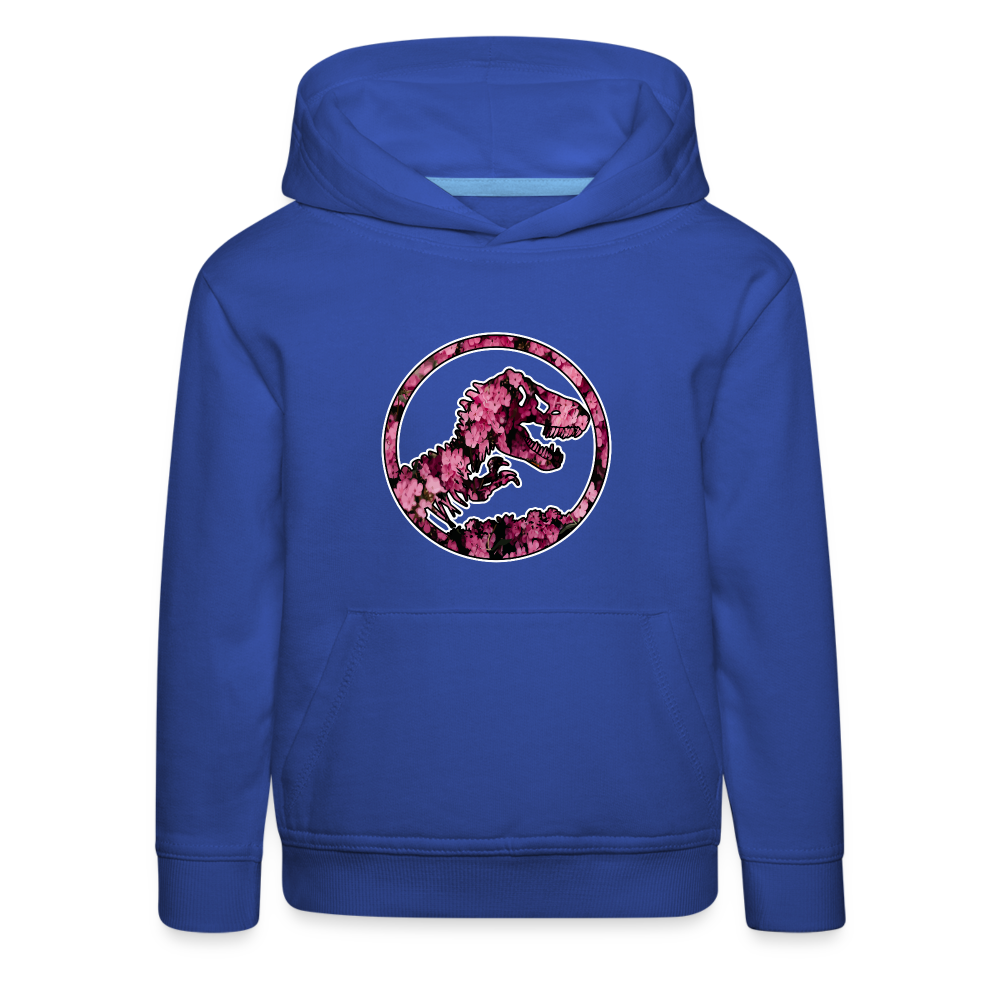 SSW1479 Hoodie jurassic_flowers_v2 - Royalblau