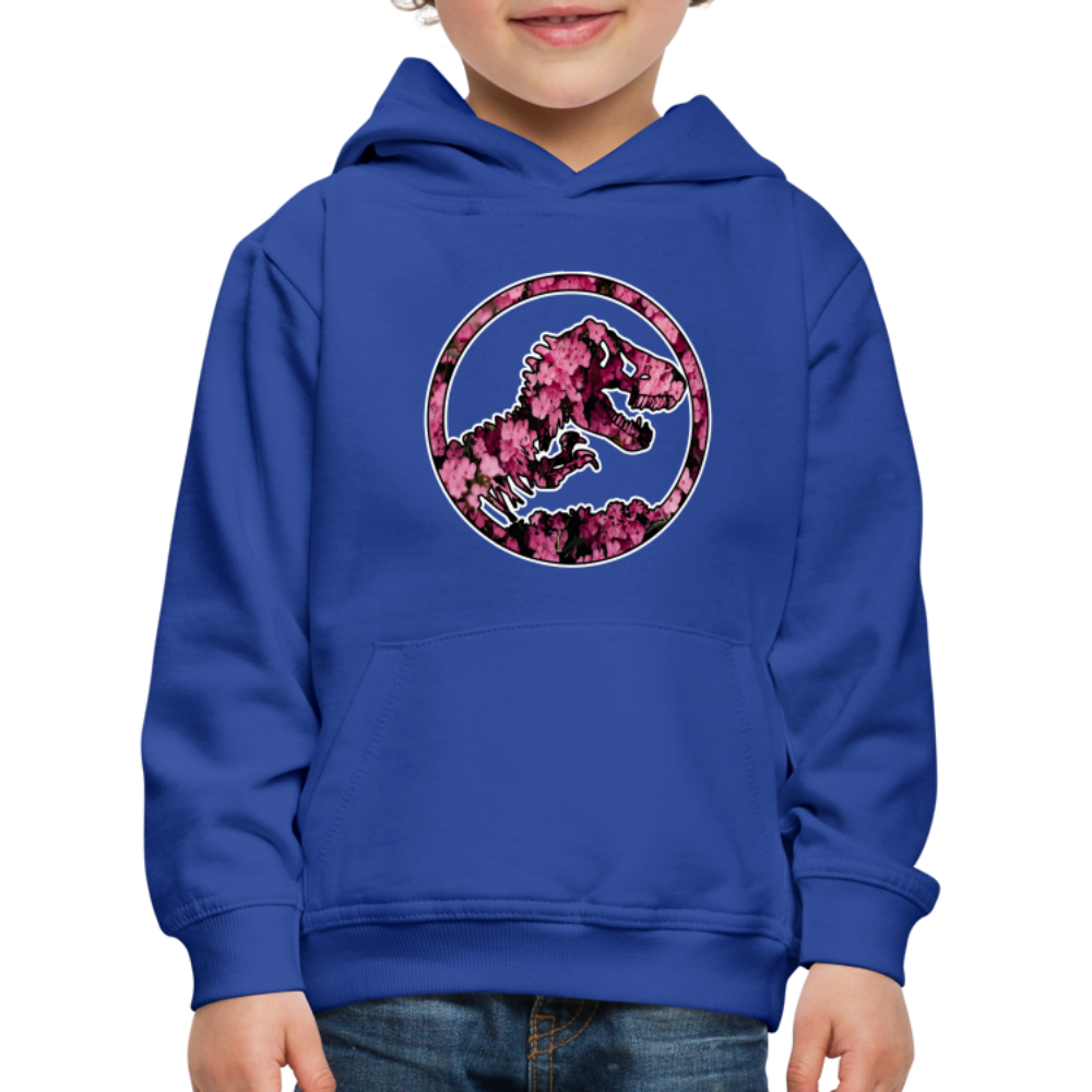 SSW1479 Hoodie jurassic_flowers_v2 - Royalblau