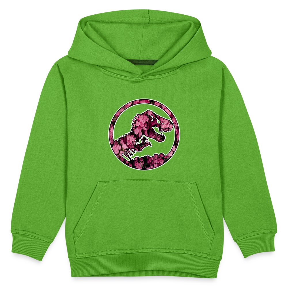 SSW1479 Hoodie jurassic_flowers_v2 - Hellgrün