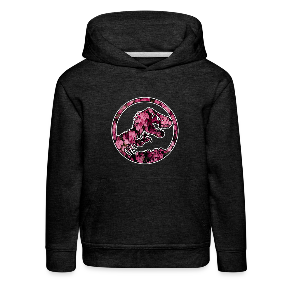 SSW1479 Hoodie jurassic_flowers_v2 - Anthrazit