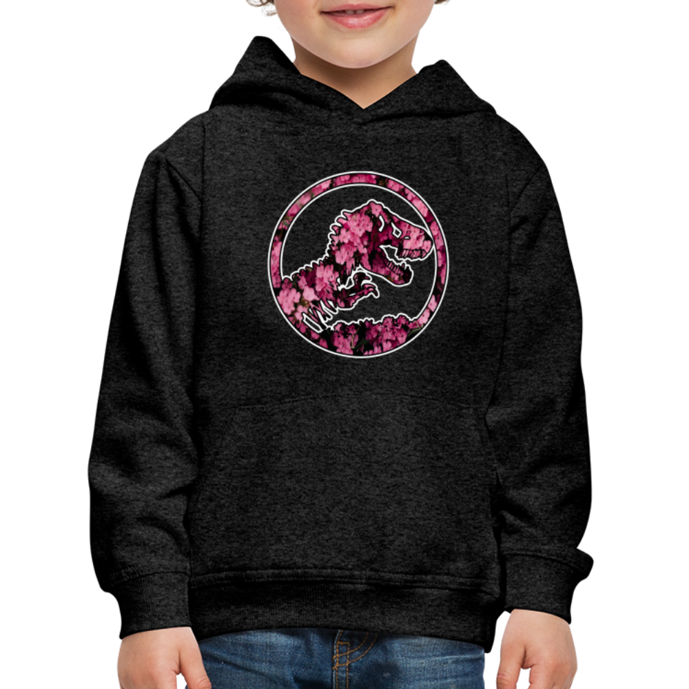 SSW1479 Hoodie jurassic_flowers_v2 - Anthrazit