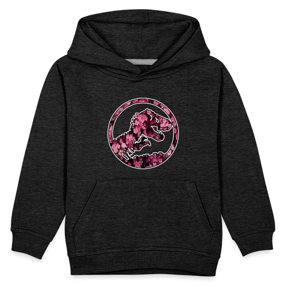 SSW1479 Hoodie jurassic_flowers_v2 - Anthrazit