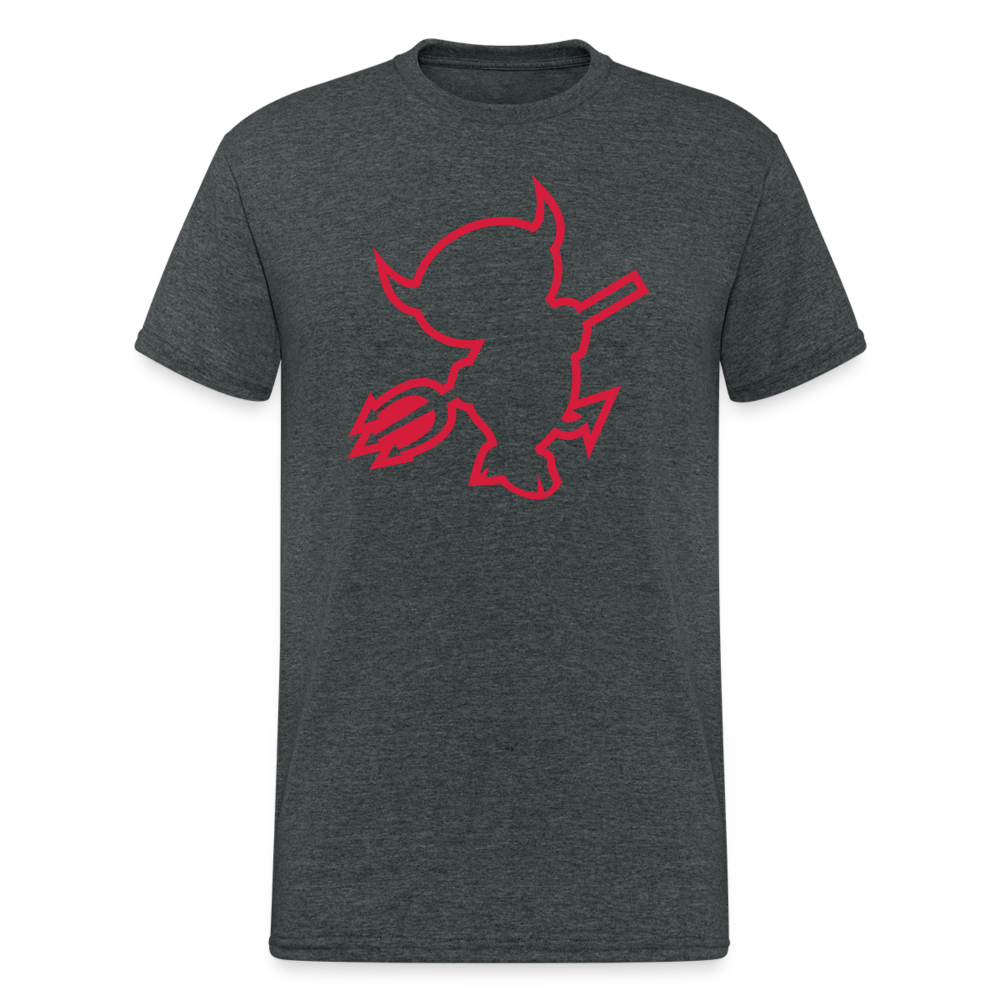 SSW1490 Tshirt Devil - Dunkelgrau meliert