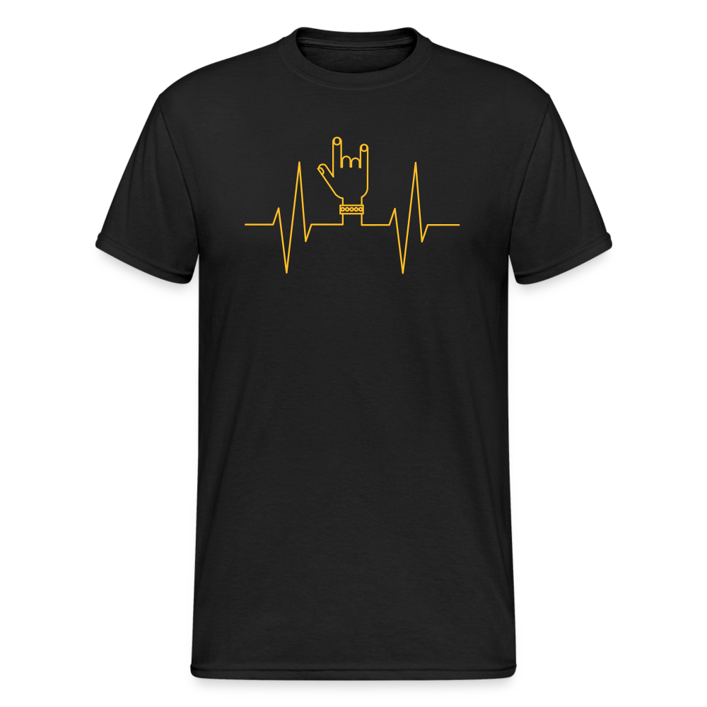 SSW1491 Tshirt EKG-Felsen-Teufel - Schwarz