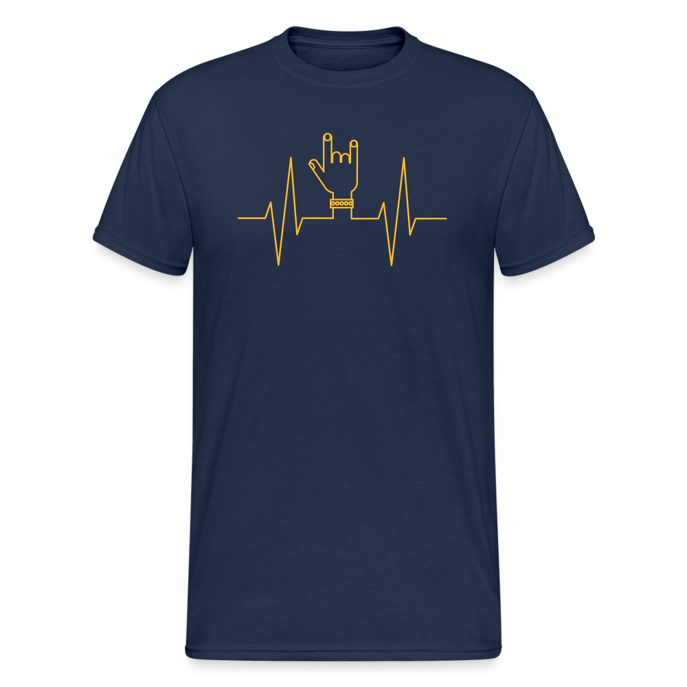 SSW1491 Tshirt EKG-Felsen-Teufel - Navy