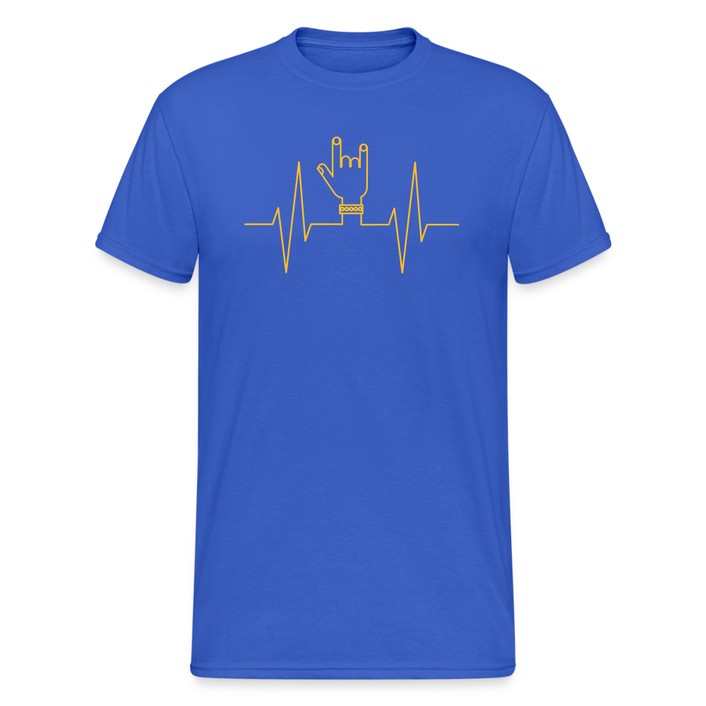 SSW1491 Tshirt EKG-Felsen-Teufel - Königsblau