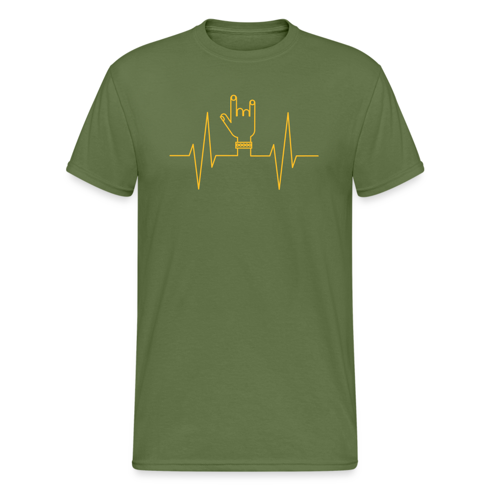 SSW1491 Tshirt EKG-Felsen-Teufel - Militärgrün