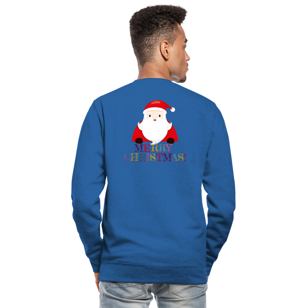 SSW1514 Sweatshirt Merry Christmas Weihnachtsmann - Royalblau