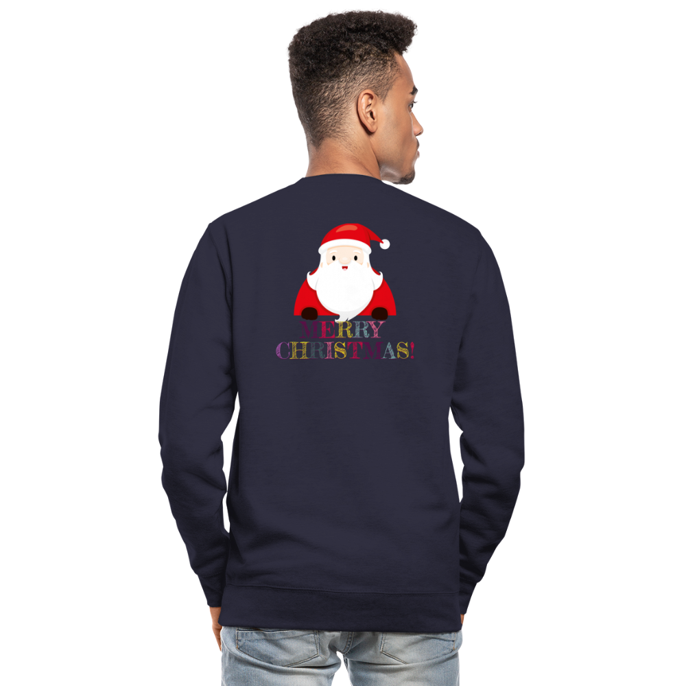 SSW1514 Sweatshirt Merry Christmas Weihnachtsmann - Navy