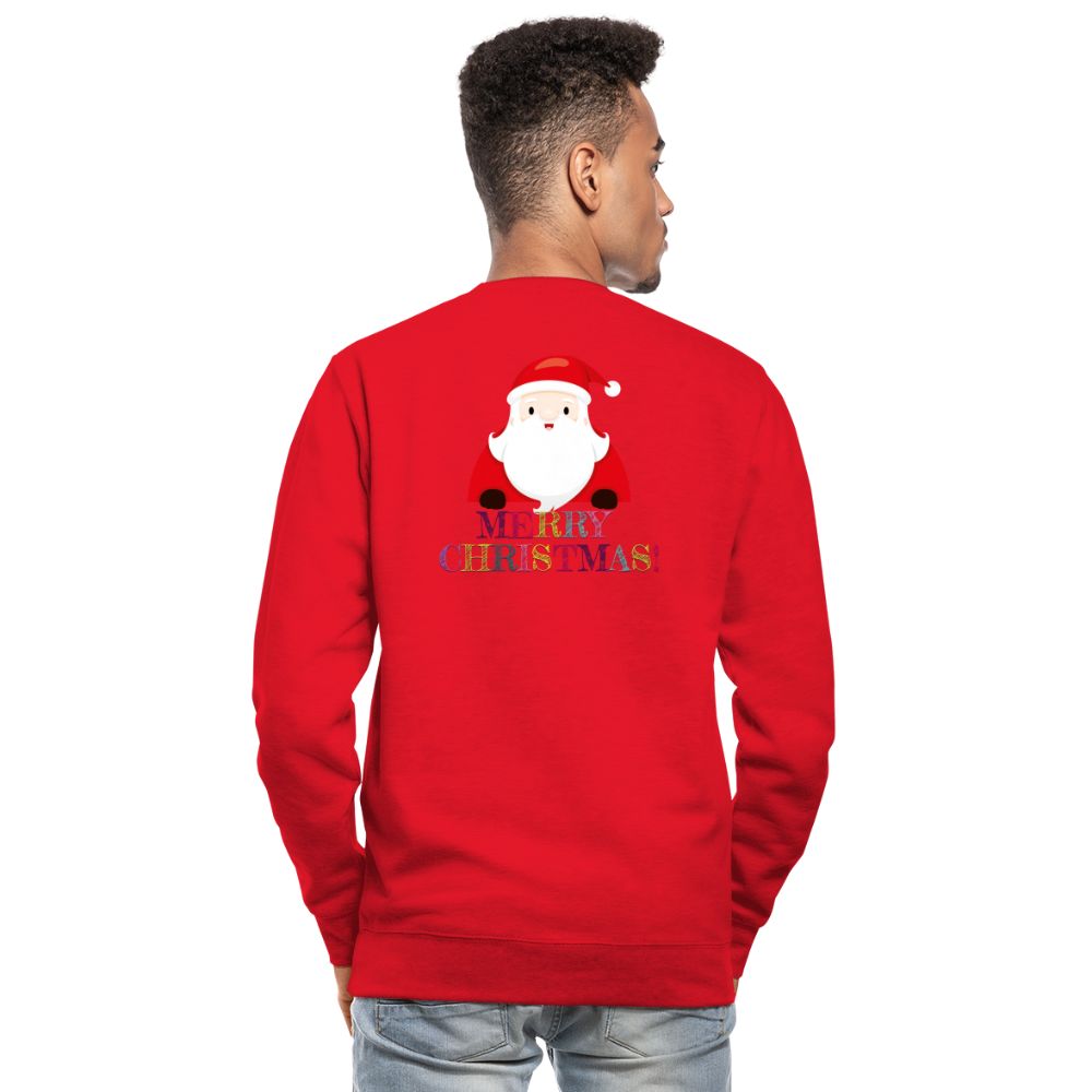 SSW1514 Sweatshirt Merry Christmas Weihnachtsmann - Rot