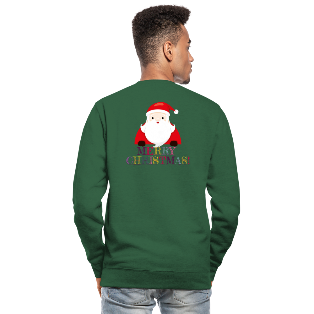 SSW1514 Sweatshirt Merry Christmas Weihnachtsmann - Grün
