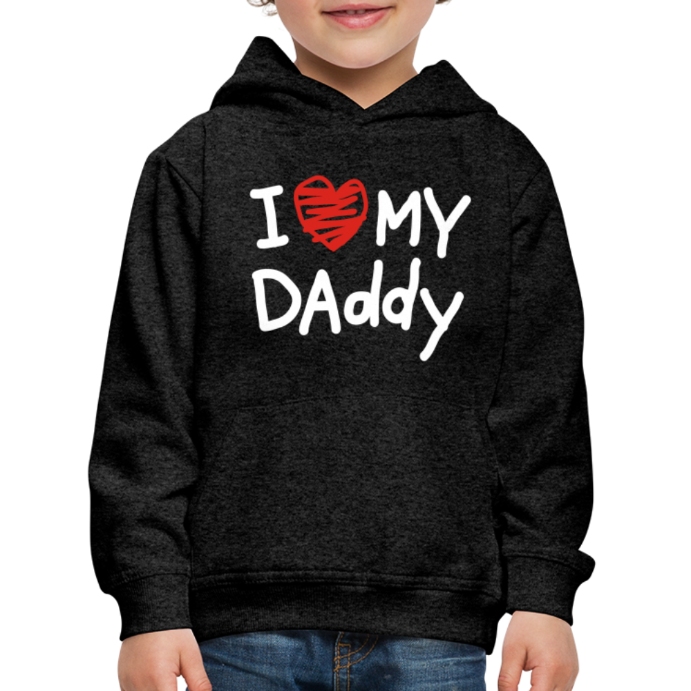 SSW1522 Kinder Hoodie I Love My Dadday - Anthrazit