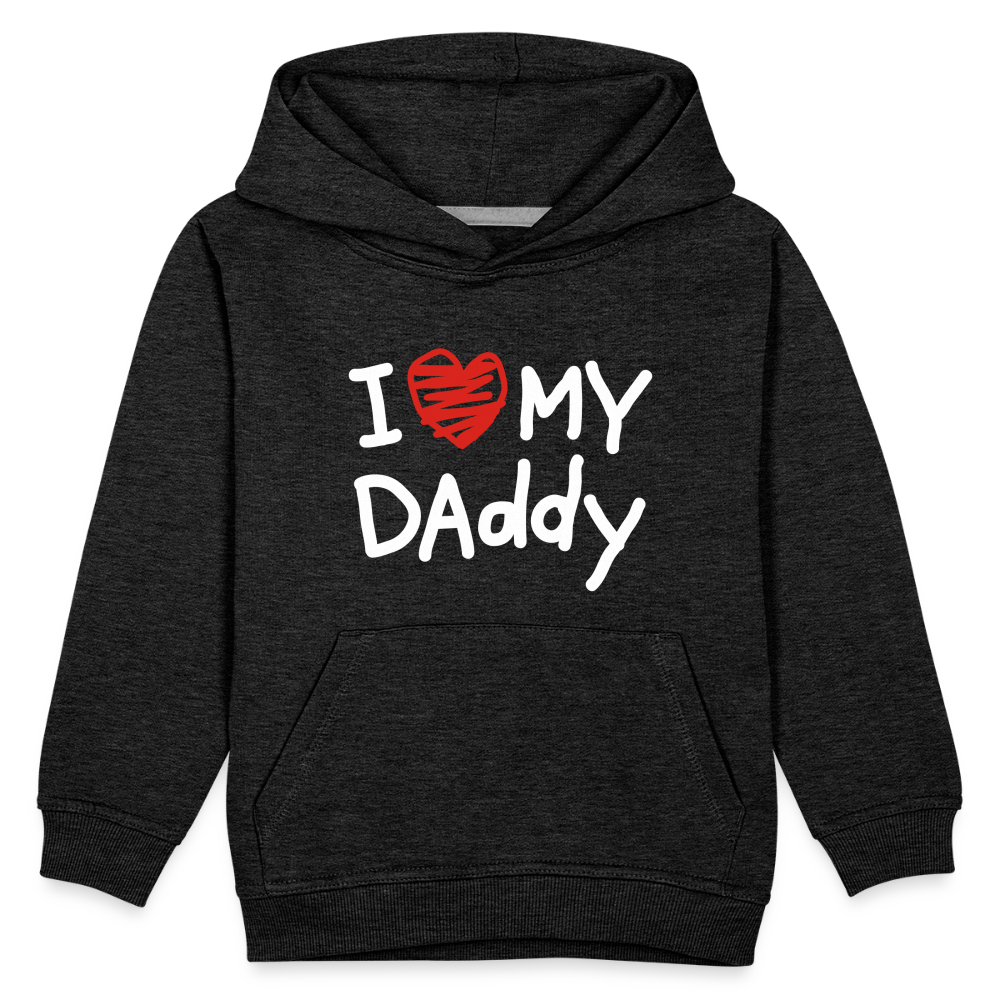 SSW1522 Kinder Hoodie I Love My Dadday - Anthrazit