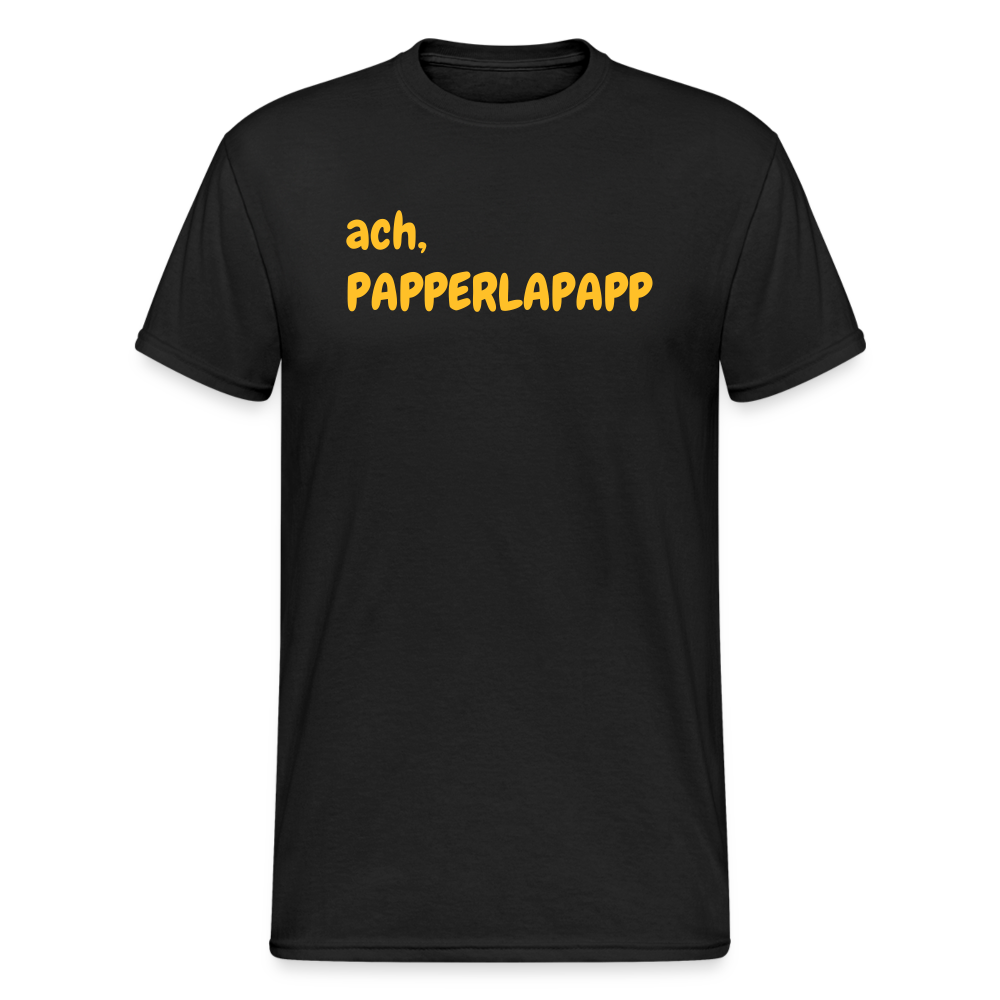 SSW1563 Tshirt ach, PAPPERLAPAPP - Schwarz