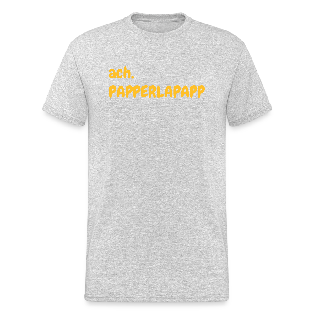 SSW1563 Tshirt ach, PAPPERLAPAPP - Grau meliert