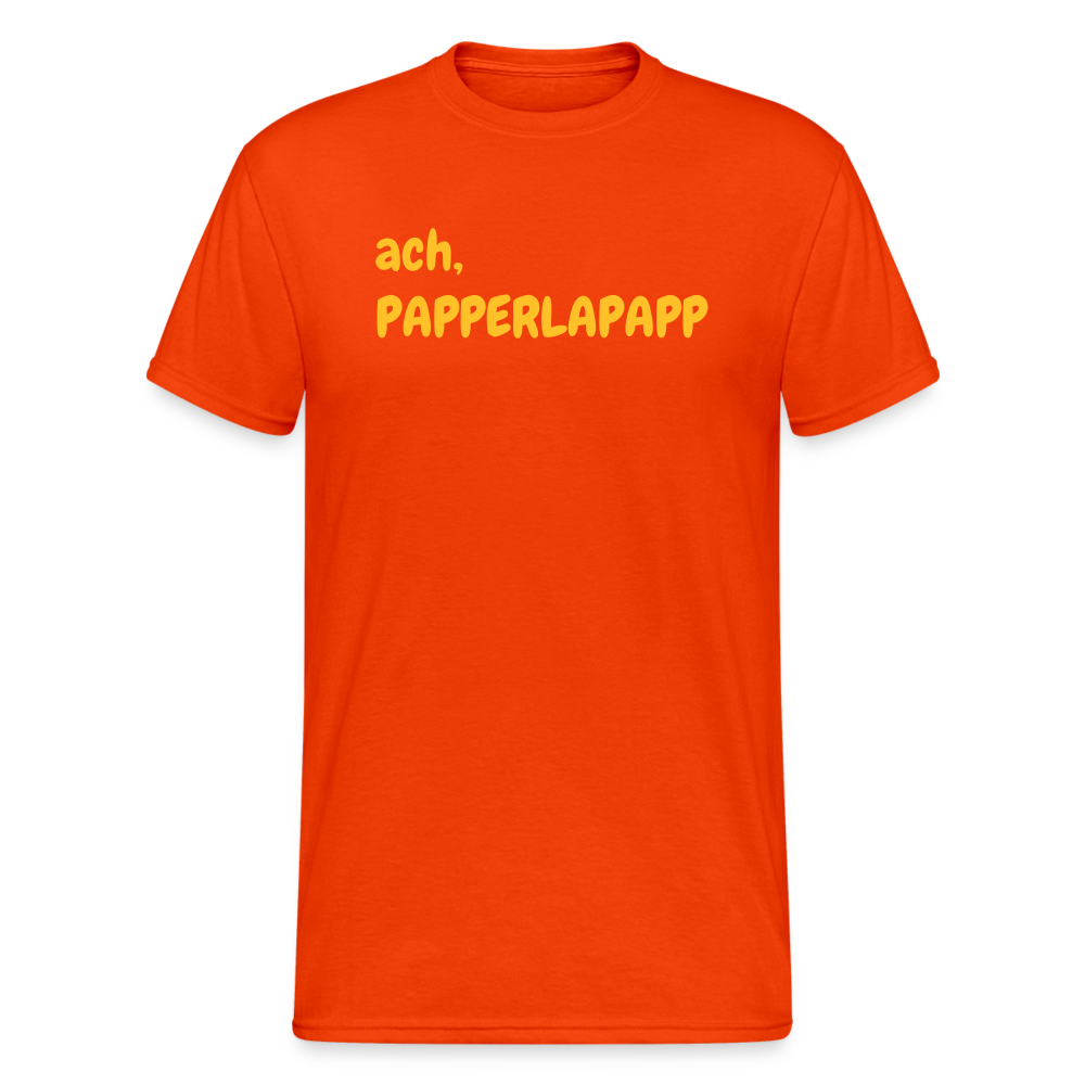 SSW1563 Tshirt ach, PAPPERLAPAPP - kräftig Orange