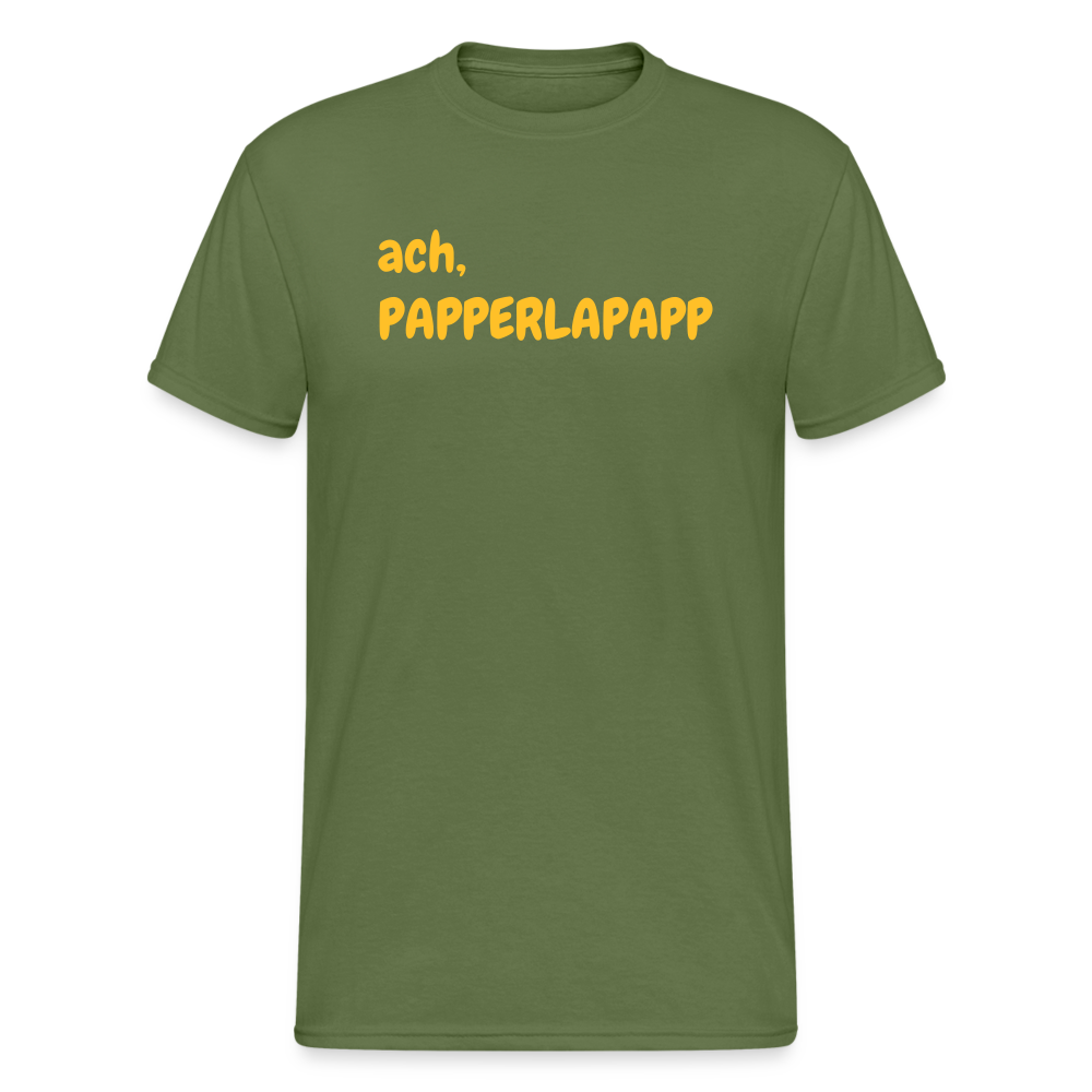 SSW1563 Tshirt ach, PAPPERLAPAPP - Militärgrün