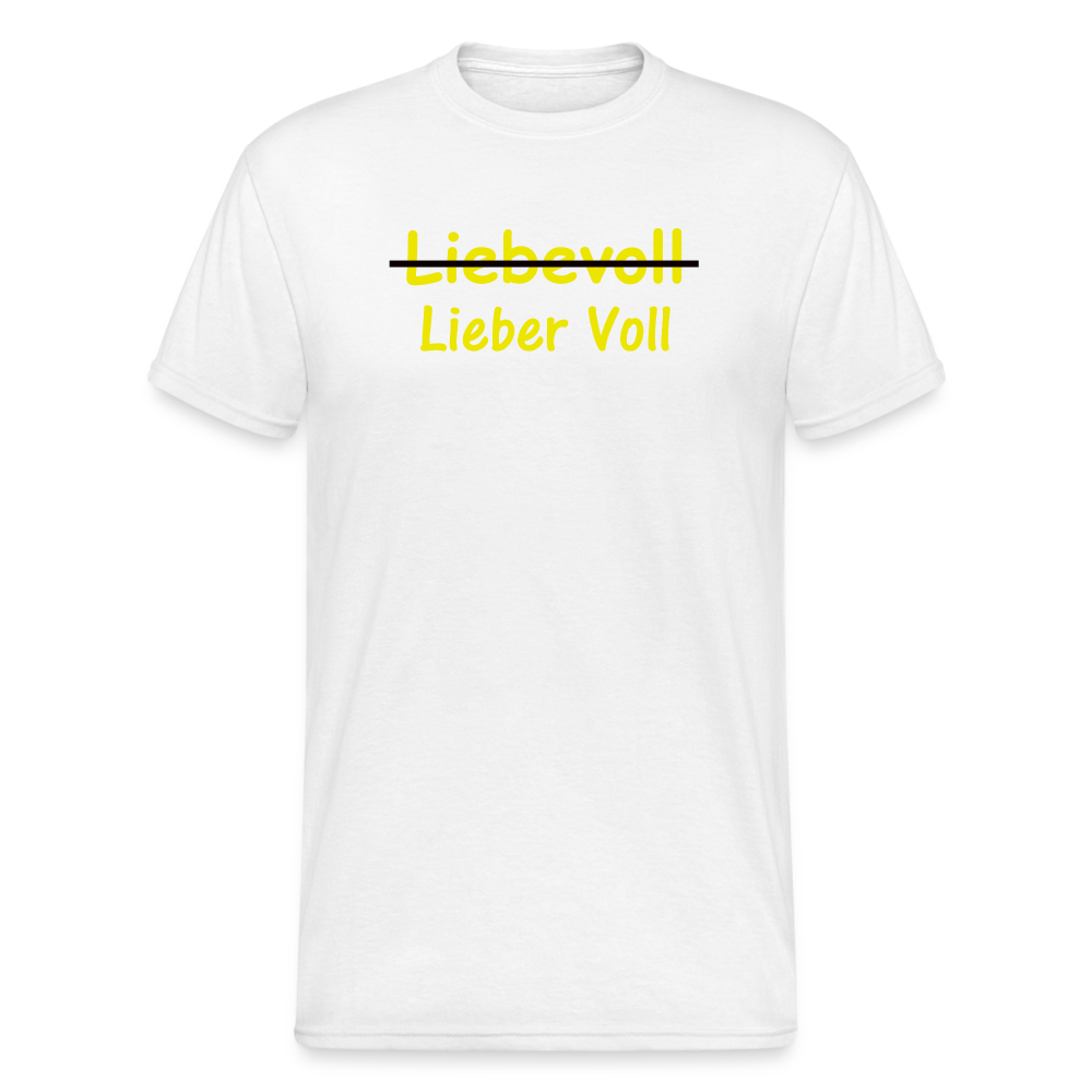 SSW1565 Tshirt Liebevoll - weiß