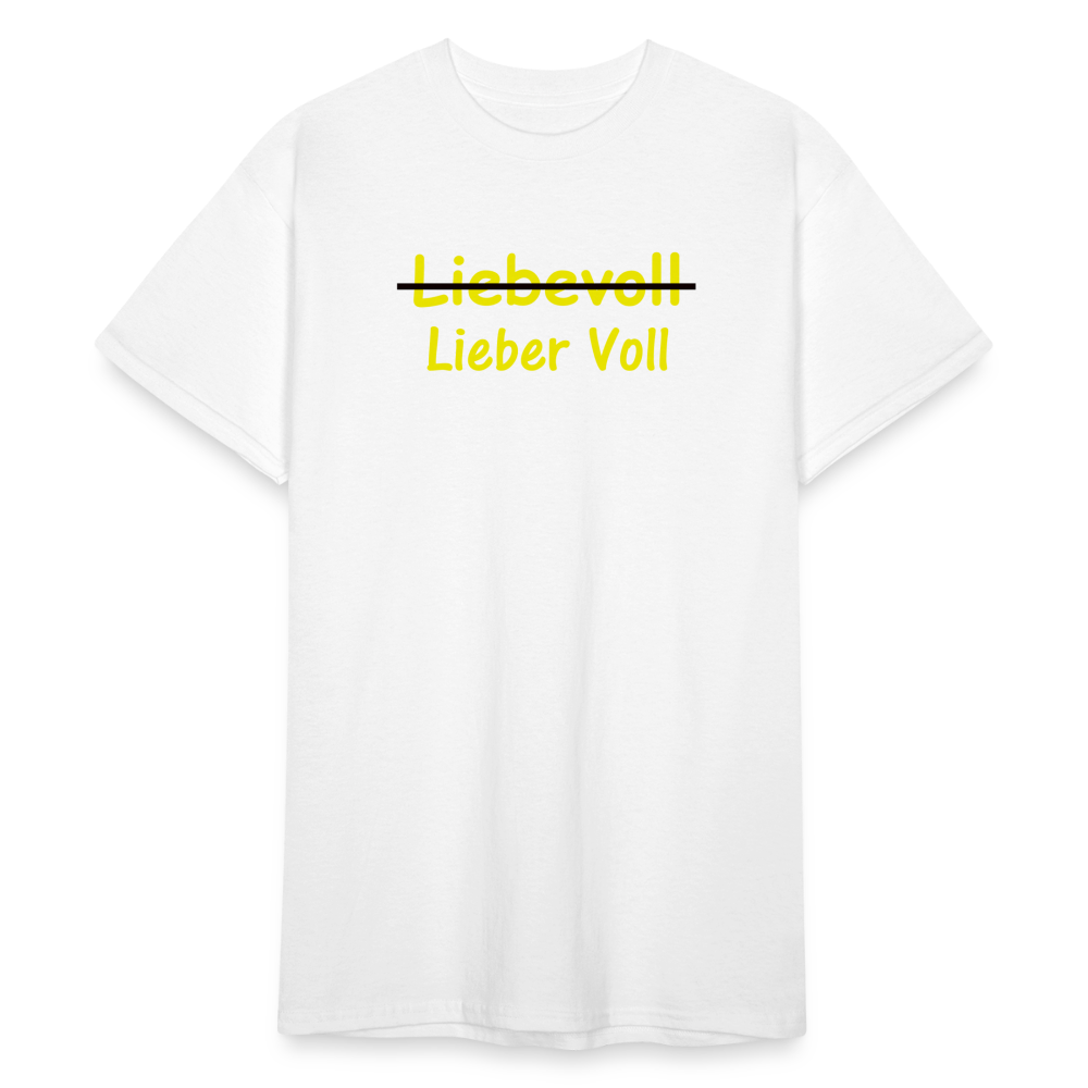 SSW1565 Tshirt Liebevoll - weiß