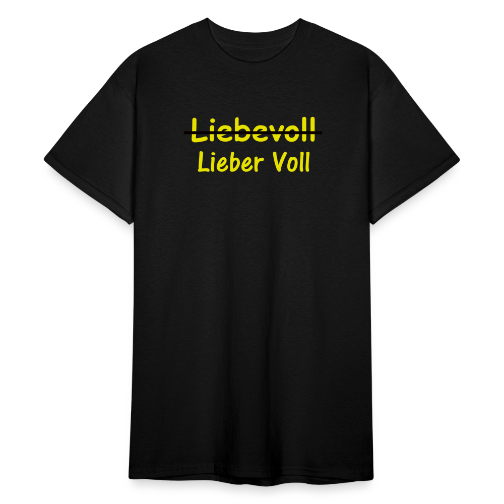 SSW1565 Tshirt Liebevoll - Schwarz