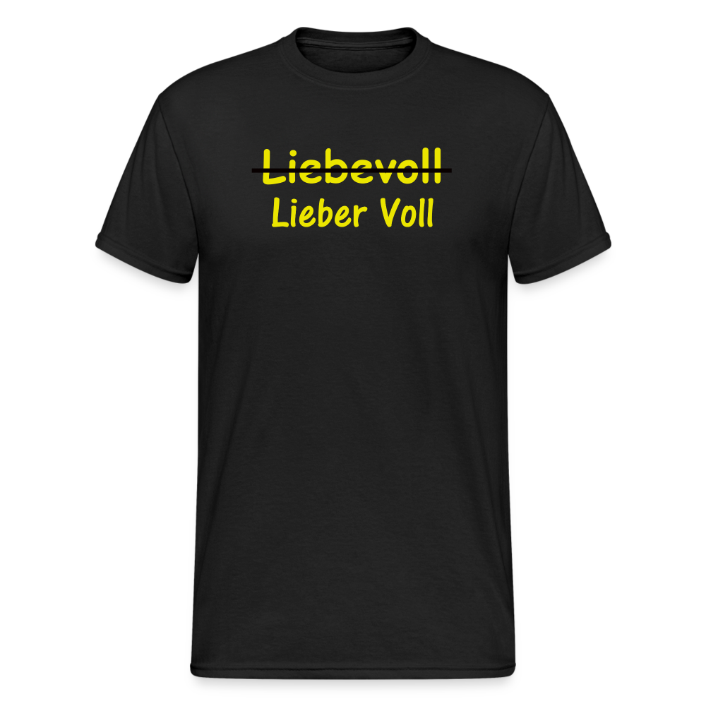 SSW1565 Tshirt Liebevoll - Schwarz