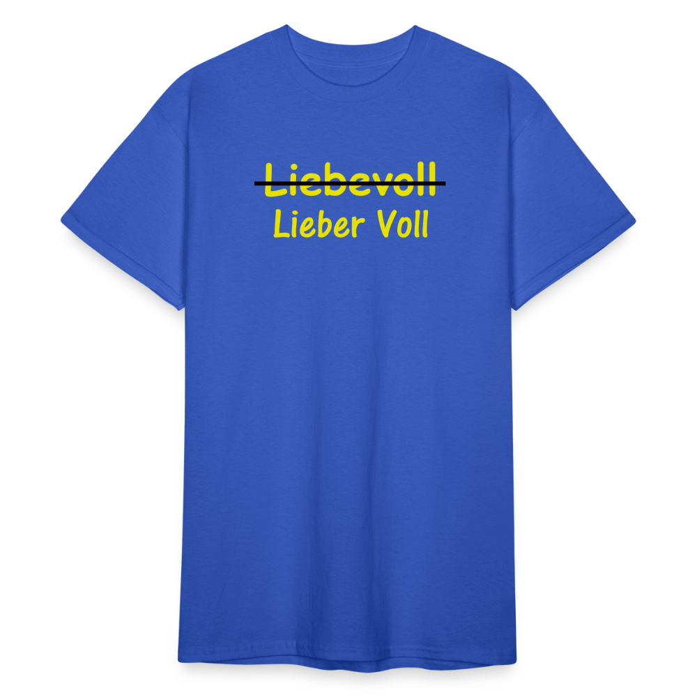 SSW1565 Tshirt Liebevoll - Königsblau