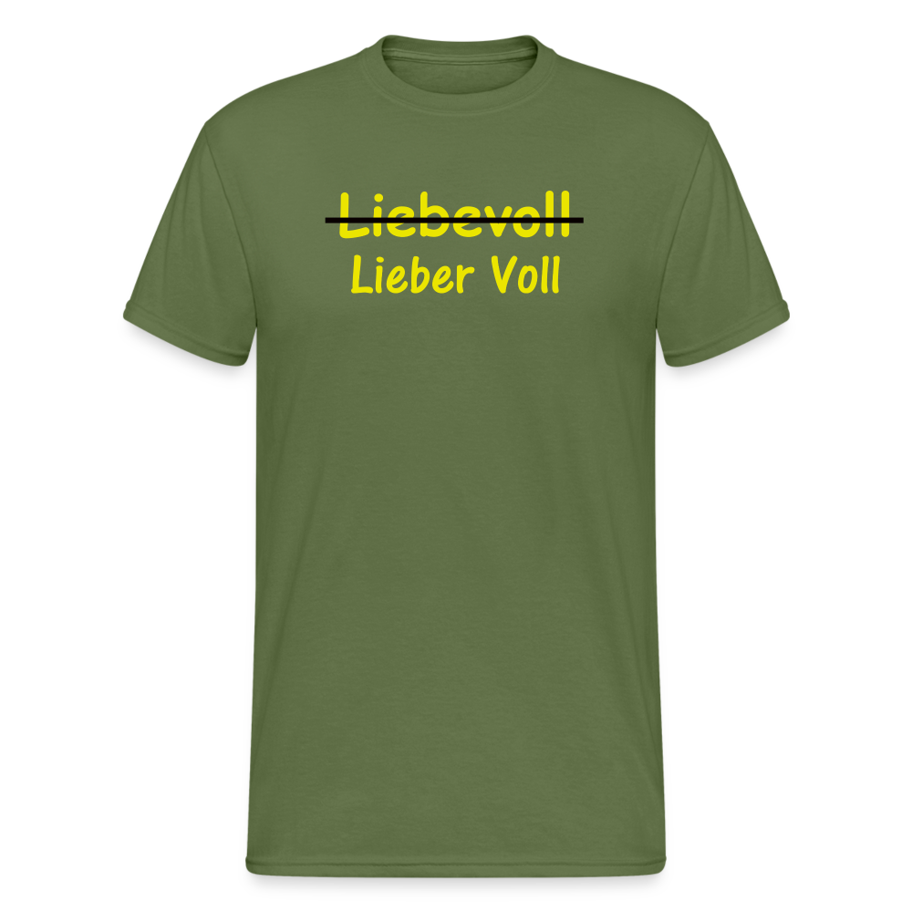 SSW1565 Tshirt Liebevoll - Militärgrün