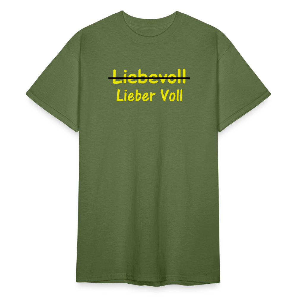 SSW1565 Tshirt Liebevoll - Militärgrün