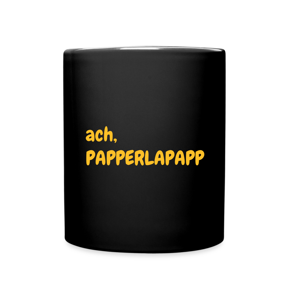 SSW1573 Kaffeebecher ach, PAPPERLAPAPP - Schwarz