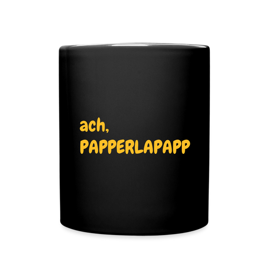 SSW1573 Kaffeebecher ach, PAPPERLAPAPP - Schwarz