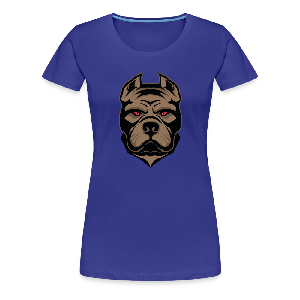 SSW1593 Frauen Tshirt Hund 1 - Königsblau