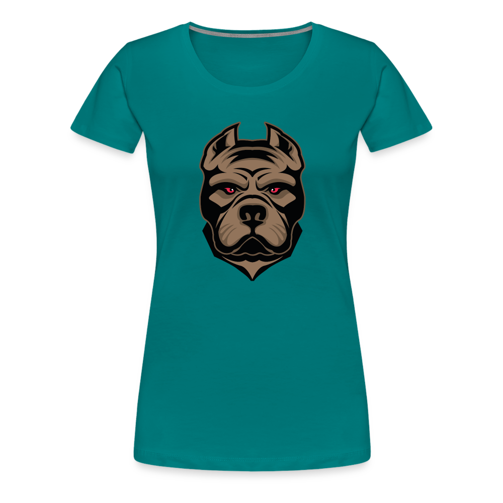 SSW1593 Frauen Tshirt Hund 1 - Divablau