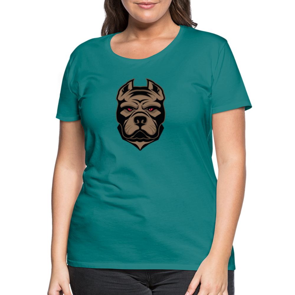 SSW1593 Frauen Tshirt Hund 1 - Divablau