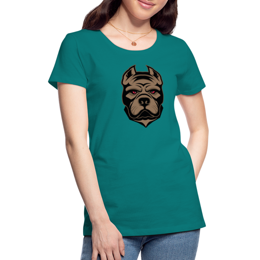 SSW1593 Frauen Tshirt Hund 1 - Divablau