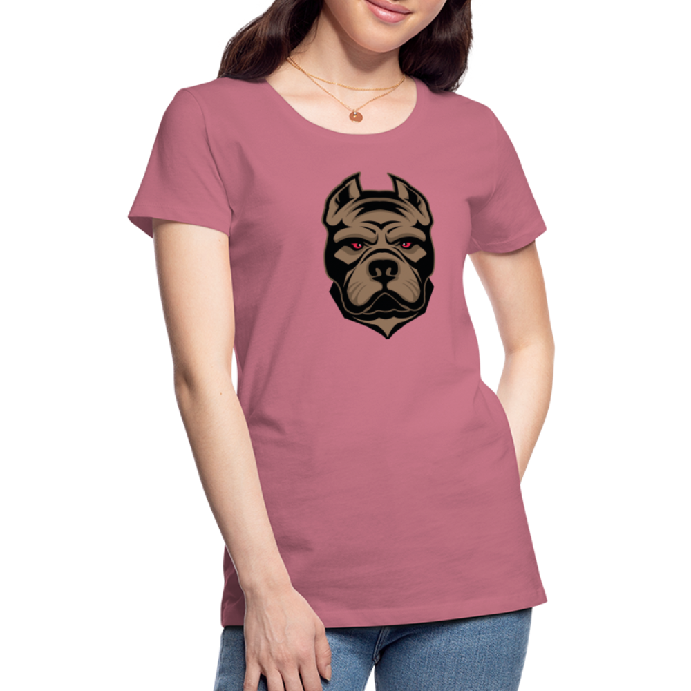 SSW1593 Frauen Tshirt Hund 1 - Malve