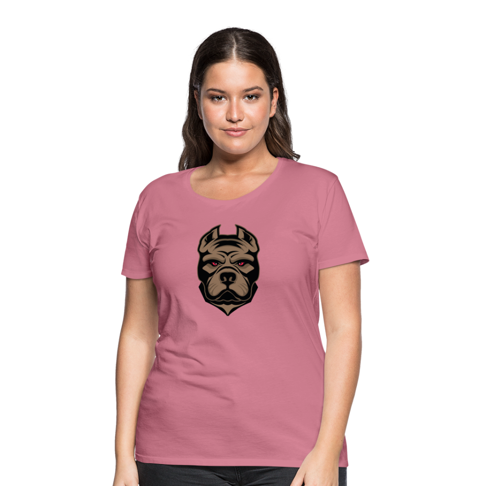 SSW1593 Frauen Tshirt Hund 1 - Malve