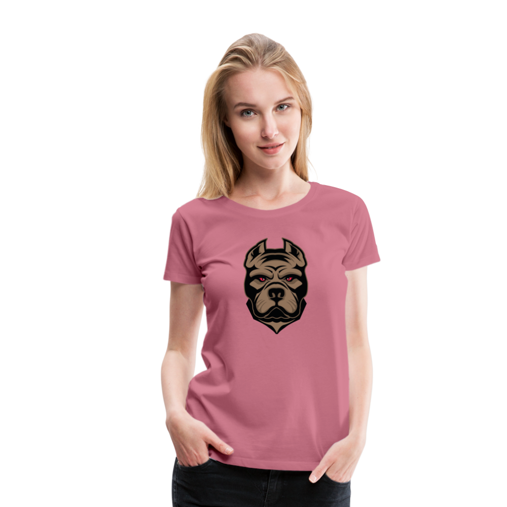 SSW1593 Frauen Tshirt Hund 1 - Malve