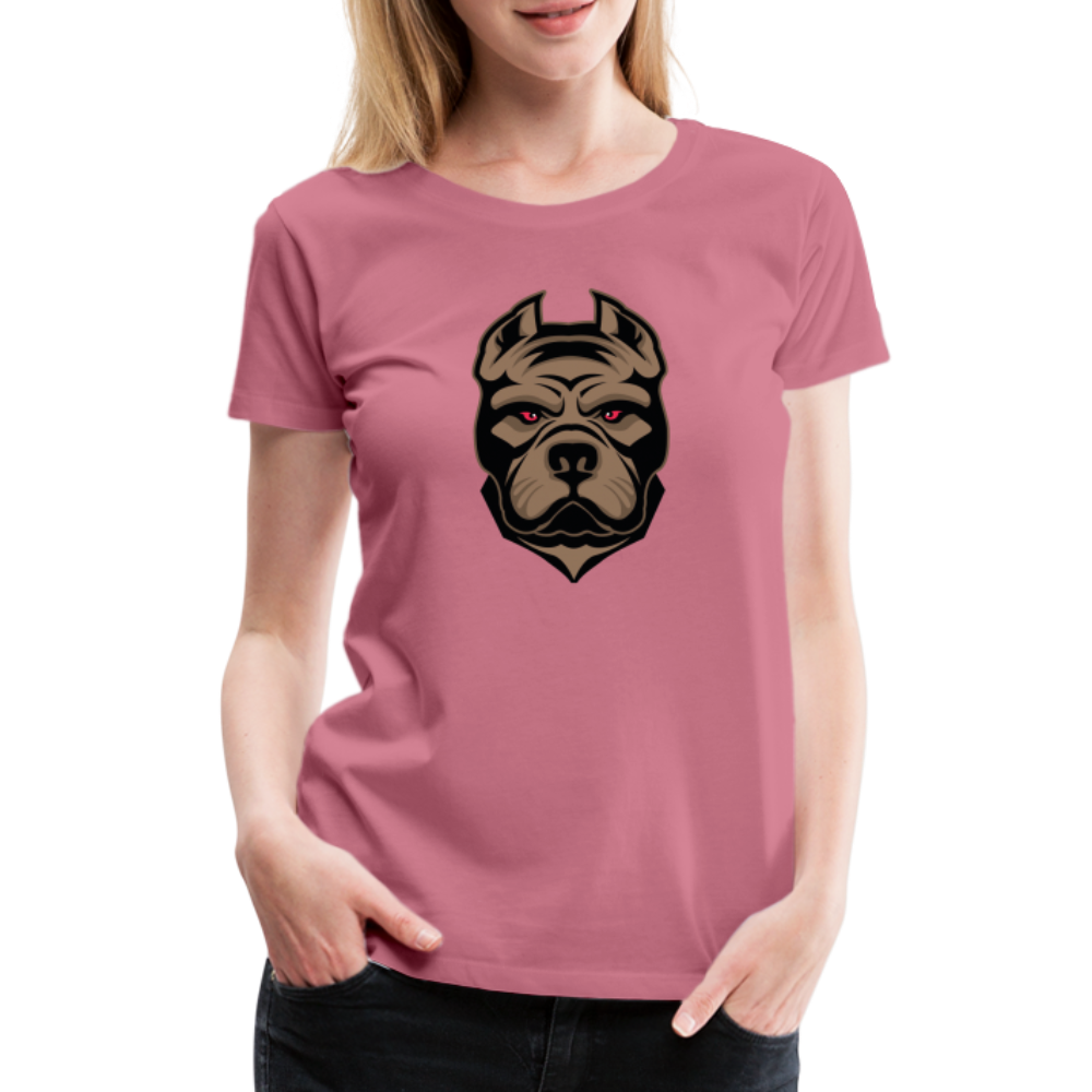 SSW1593 Frauen Tshirt Hund 1 - Malve