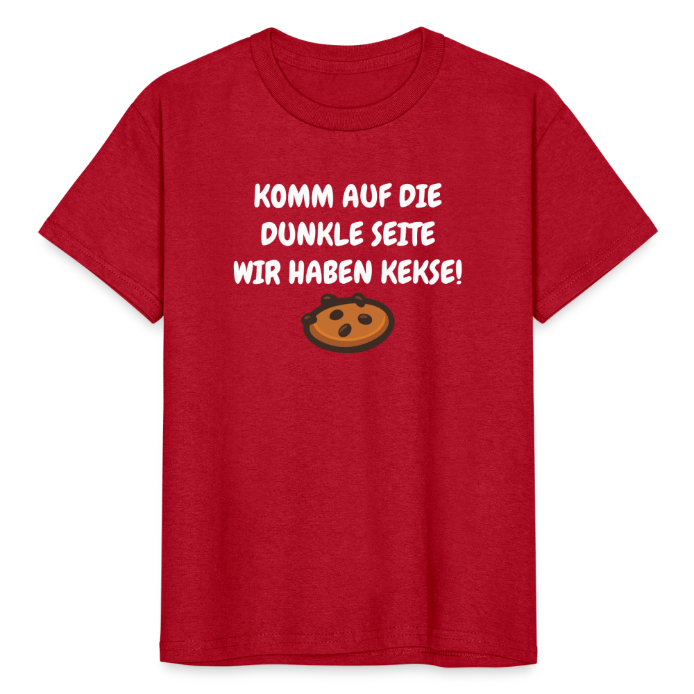 SSW1595 Kinder Tshirt KOMM AUF DIE DUNKLE SEITE WIR HABEN KEKSE! - Wine