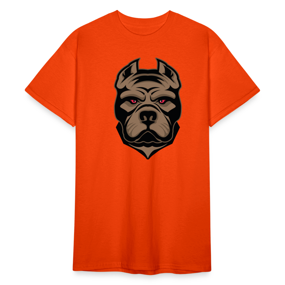SSW1592 Männer Tshirt Hund 1 - kräftig Orange