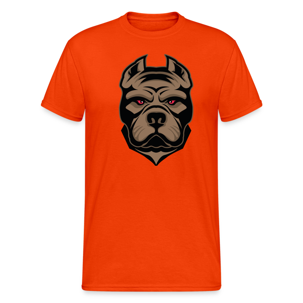 SSW1592 Männer Tshirt Hund 1 - kräftig Orange