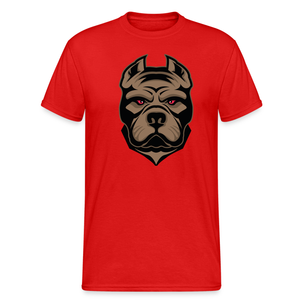 SSW1592 Männer Tshirt Hund 1 - Rot