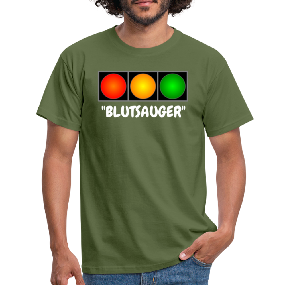 SSW1614 Tshirt "BLUTSAUGER" - Militärgrün